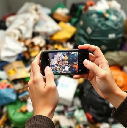 Snap a photo of your rubbish pile